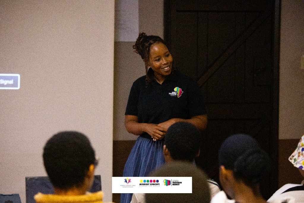 Mindset Concept Cares speaker addressing youth at Durban Child & Youth Care Centre